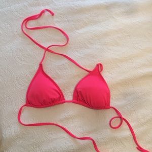 J. Crew Neon Pink Bikini Top and Bottom